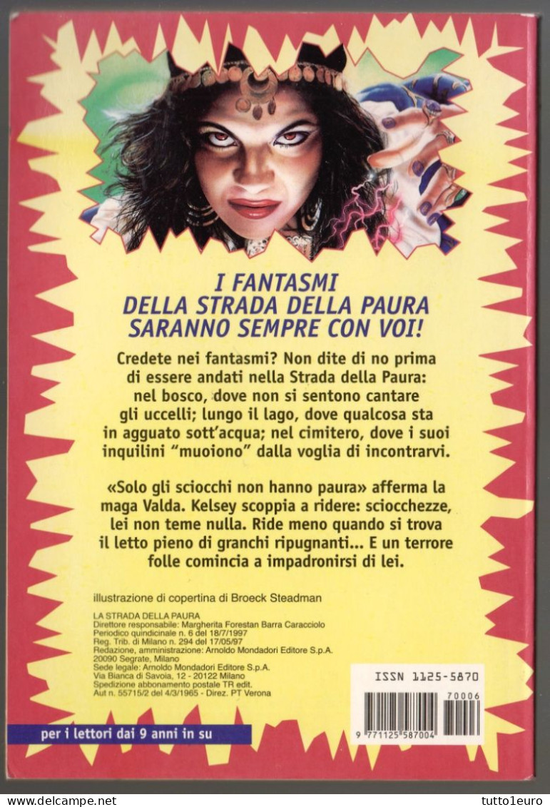 LIBRO DELLA SERIE LA STRADA DELLA PAURA - TIPO PICCOLI BRIVIDI - R. L. STINE - N° 6 - L'OCCHIO DELLA MAGA  - MONDADORI - Bambini E Ragazzi