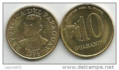 Paraguay 10  Guaranies 1996.  KM#178a FAO High Grade - Paraguay