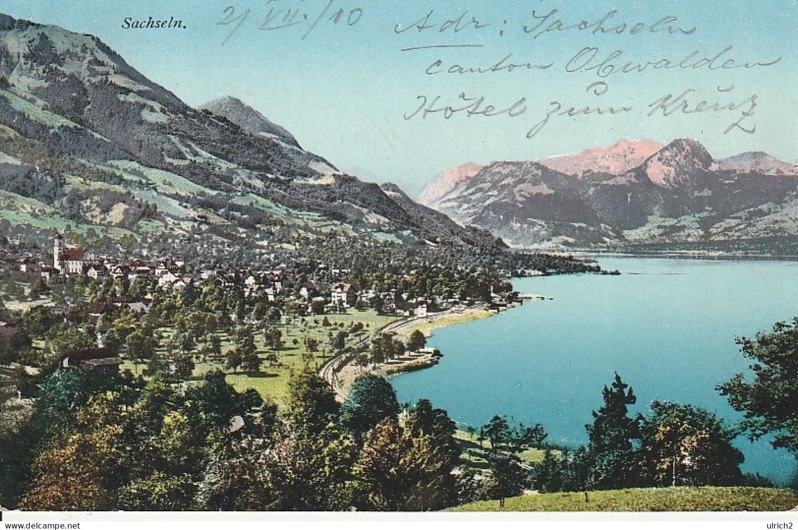 AK Sachseln - Blick Auf Den Sarnersee U. Giswilerstock - 1910  (66849) - Sachseln