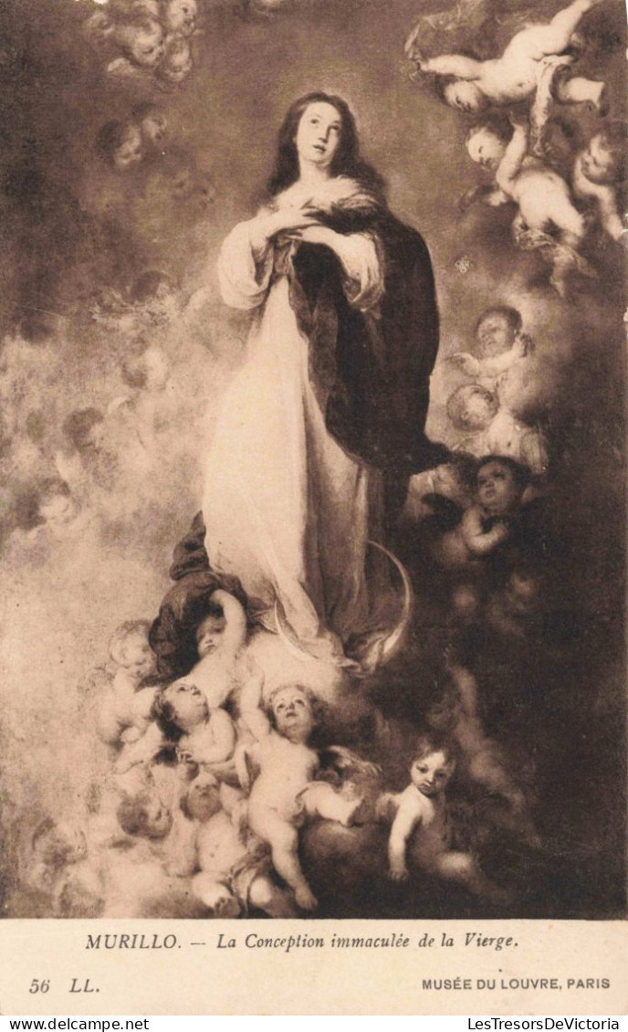 ARTS - Tableaux - La Conception Immaculée De La Vierge Par Murillo - Carte Postale Ancienne - Pintura & Cuadros