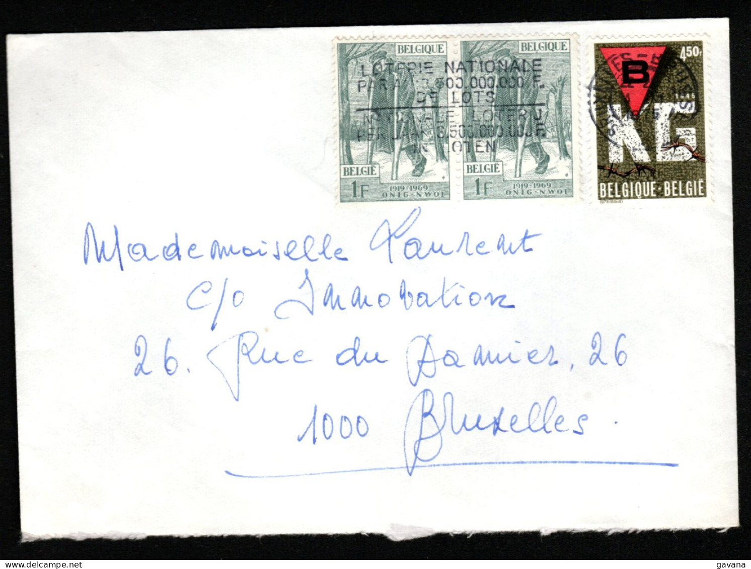 BELGIQUE - Lettre Pour La France 1975 - Lettres & Documents