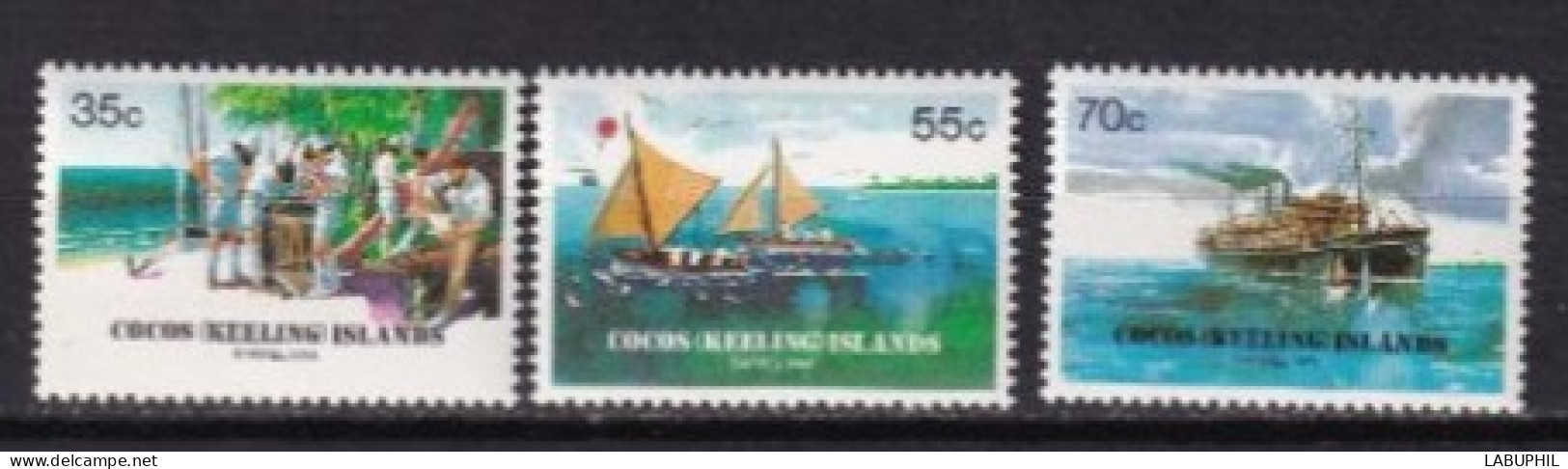 COCOS MNH **  1984 Bateaux - Cocos (Keeling) Islands