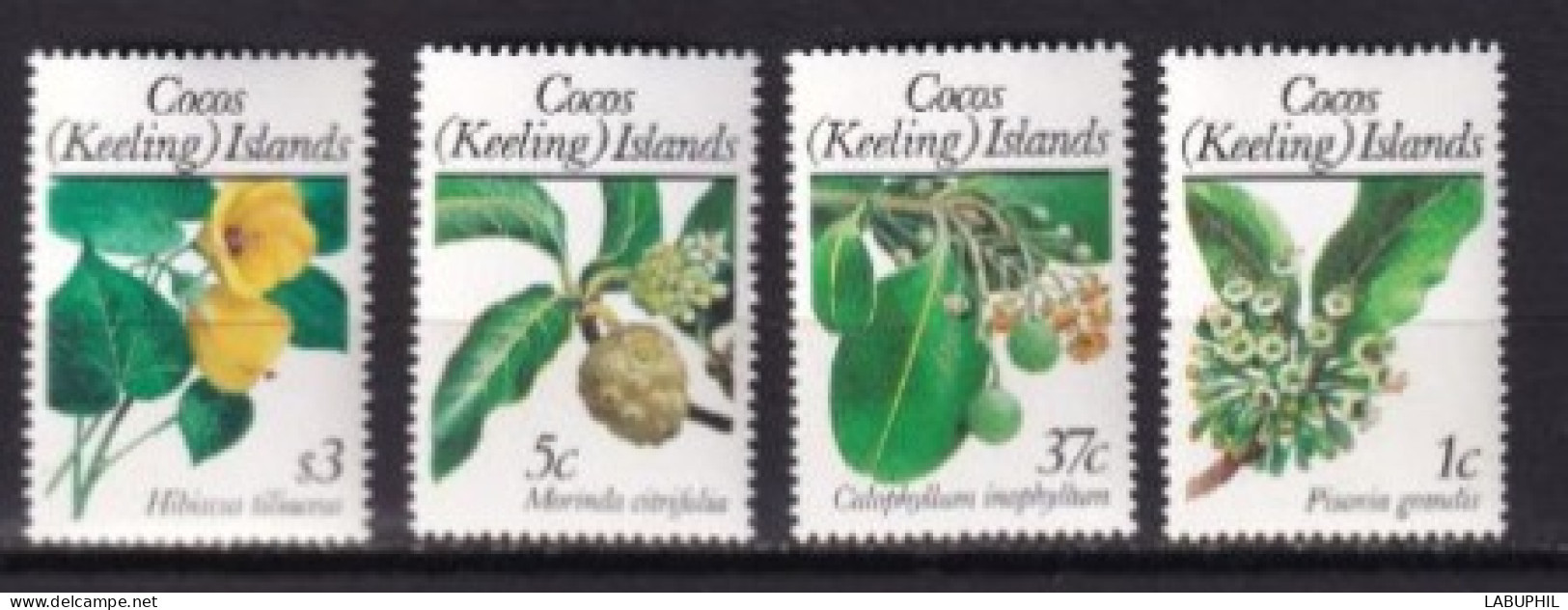 COCOS MNH **  1988 Flore Fleurs - Kokosinseln (Keeling Islands)