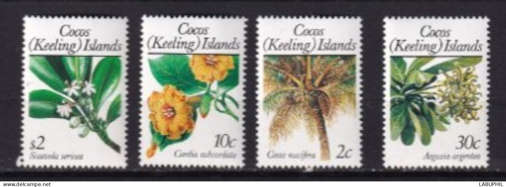 COCOS MNH **  1989 Flore Fleurs - Cocos (Keeling) Islands