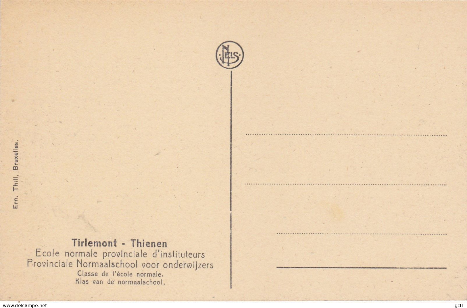 Tienen - Normaalschool Voor Onderwijzers  (zie Achterkant) - Tienen