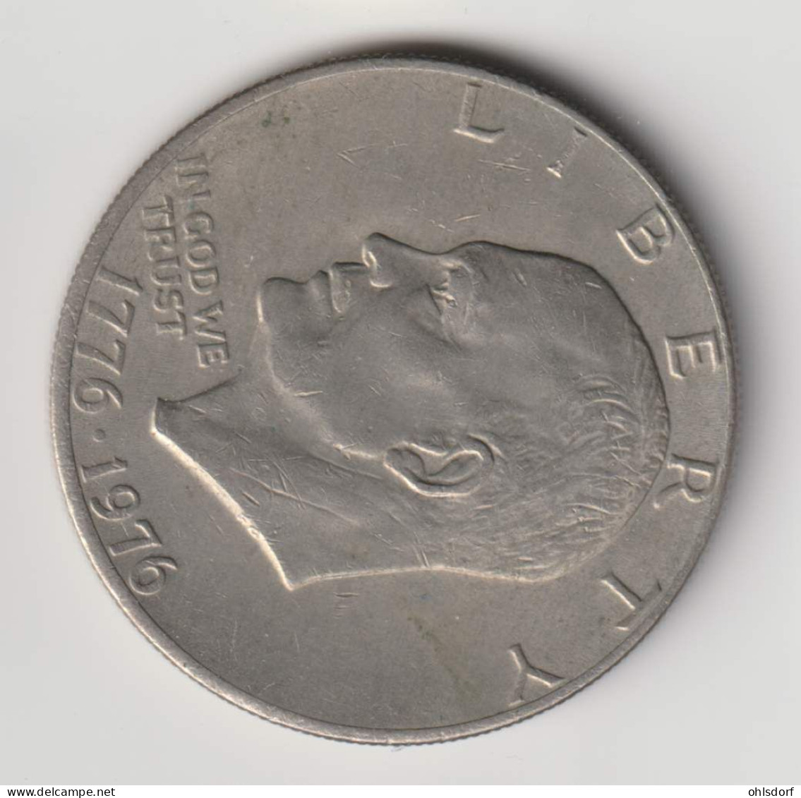 U.S.A. 1976: 1 Dollar, KM 206 - 1971-1978: Eisenhower