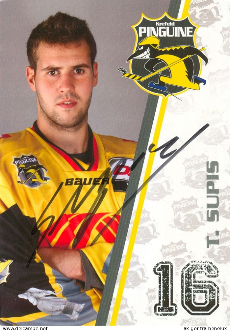 AK Thomas Supis Krefeld Pinguine 14-15 KEV Eisbären Berlin Dresdner Eislöwen EHC Lausitzer Füchse Ravensburg Towerstars - Sports D'hiver