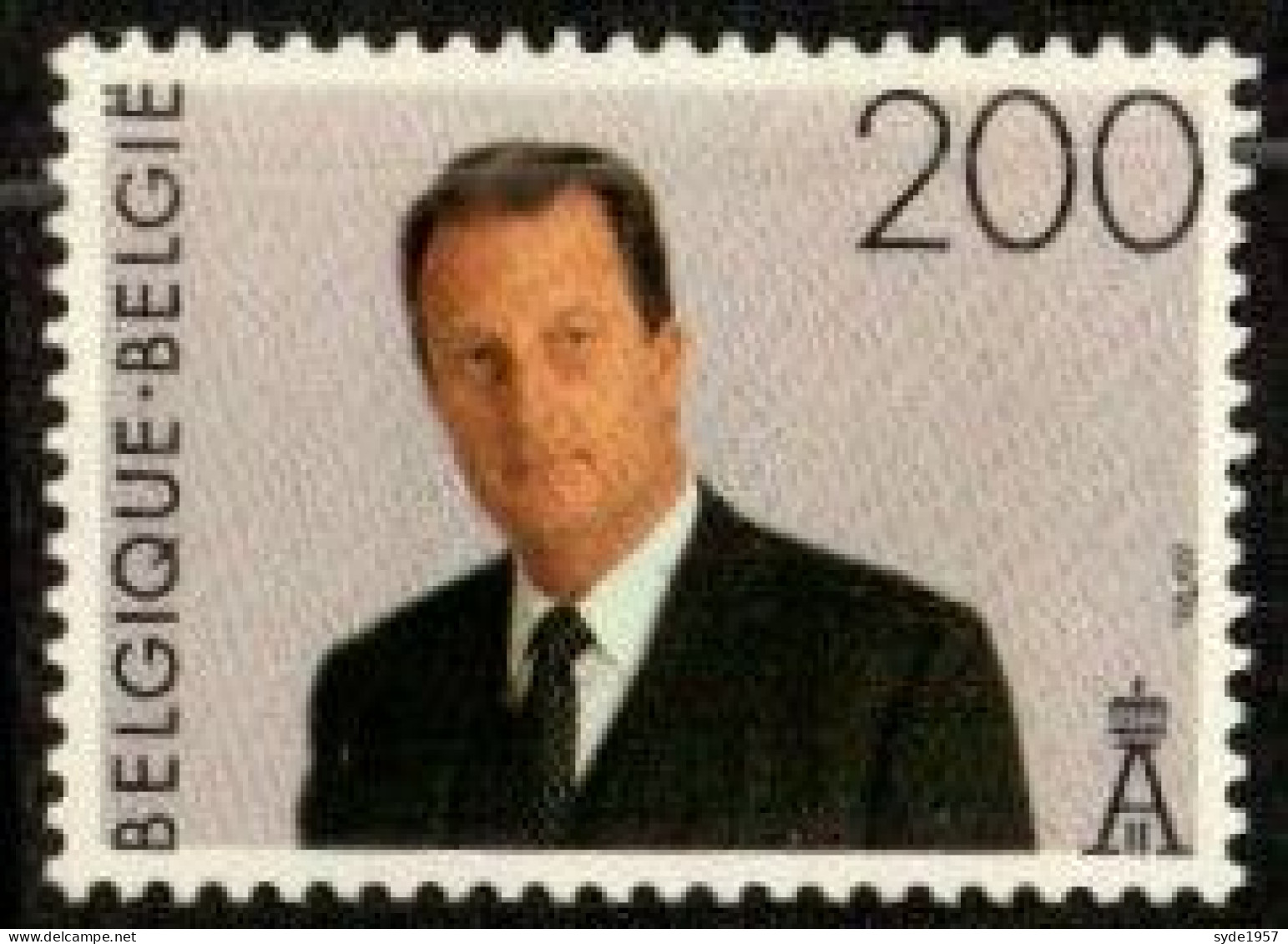 Belgique 1995  COB 2599  Albert II Type MVTM 200 F, Neuf Gomme OK Cote >13€ - 1993-2013 Rey Alberto II (MVTM)