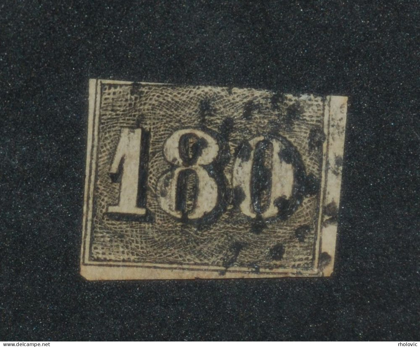 BRAZIL 1850, Figure, "Cat's Eye", Mi #16, Used, CV: €60 - Oblitérés