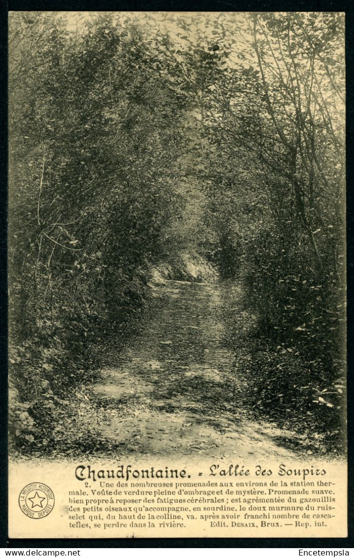 CPA - Carte Postale - Belgique - Chaudfontaine - L'Allée Des Soupirs (CP24060) - Chaudfontaine