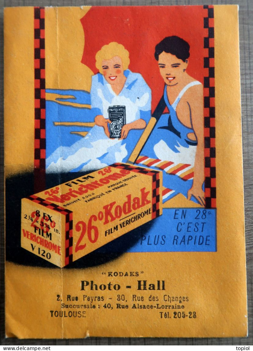 Pochette "kodak Verichrome" Avec 6 Négatifs - (Photo-Hall Toulouse) - Supplies And Equipment