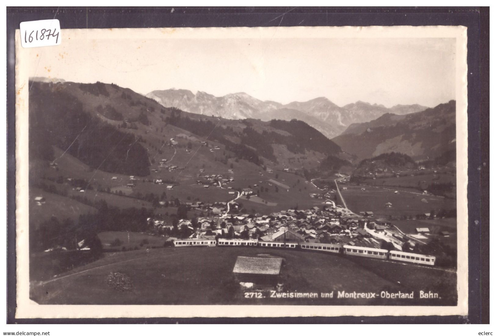 ZWEISIMMEN - LIGNE DU MOB - TRAIN - BAHN - TB - Zweisimmen