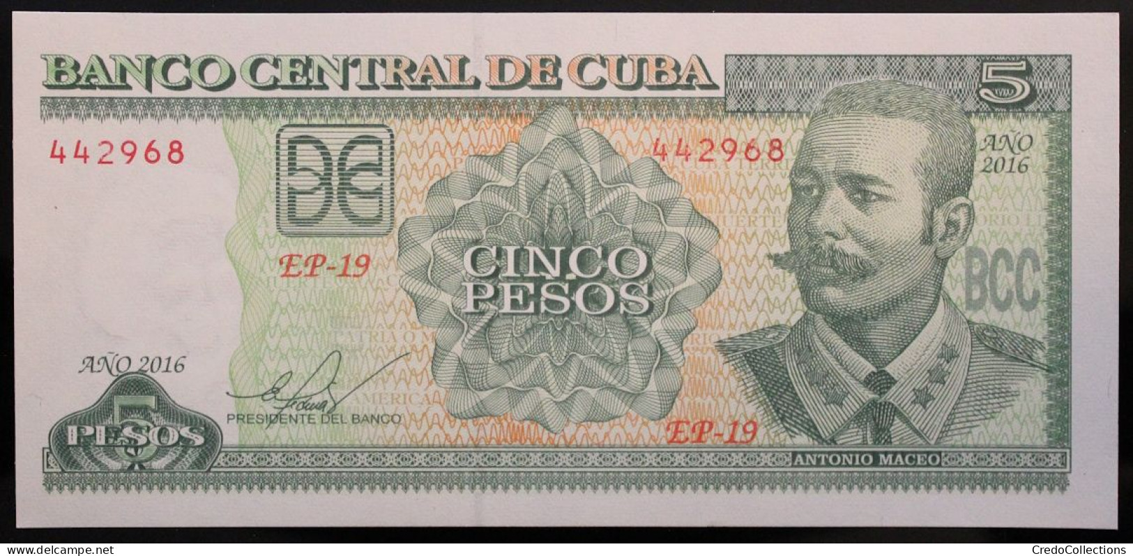 Cuba - 5 Pesos - 2016 - PICK 116p - NEUF - Kuba