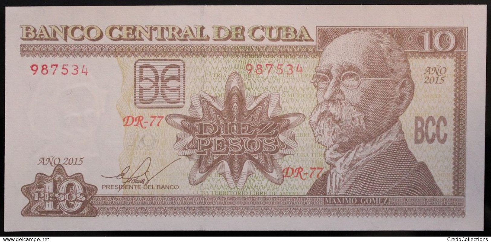 Cuba - 10 Pesos - 2015 - PICK 117r - NEUF - Cuba