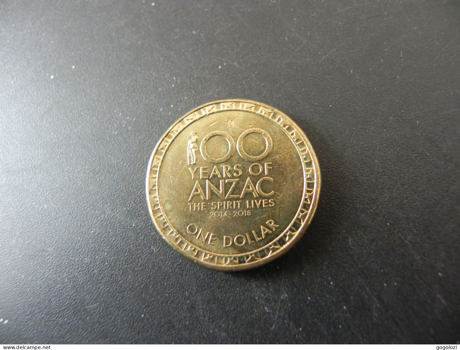 Australia 1 Dollar 2014 - 100 Years Of Anzac - Dollar