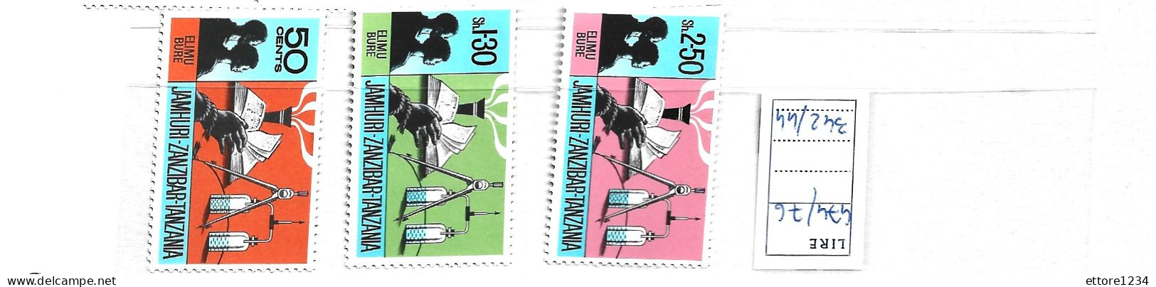 Zanzibar 1966 Nuovi Mnh - Zanzibar (1963-1968)