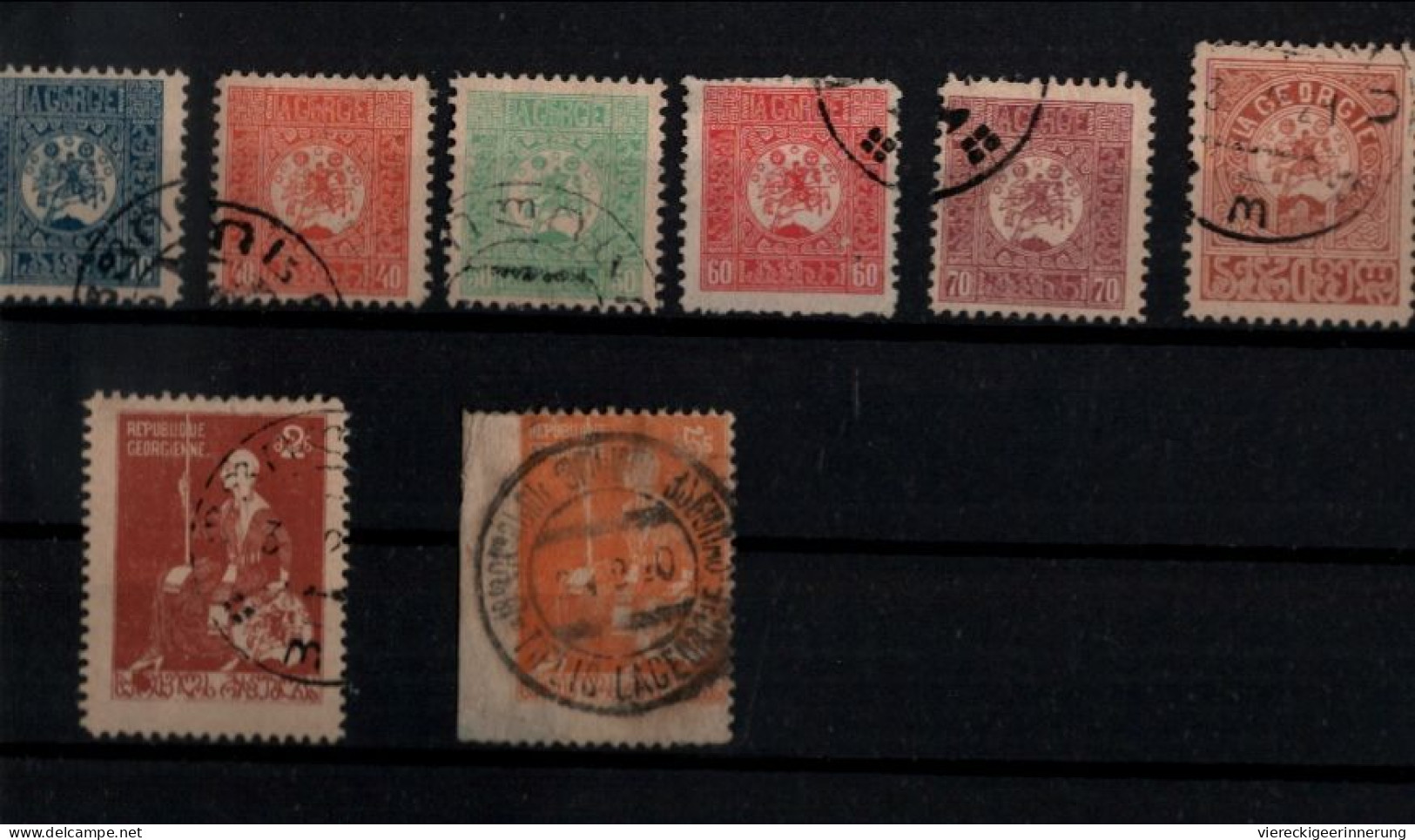 ! Lot Of 8 Stamps From Gerorgia, Briefmarkenlot Georgien - Géorgie