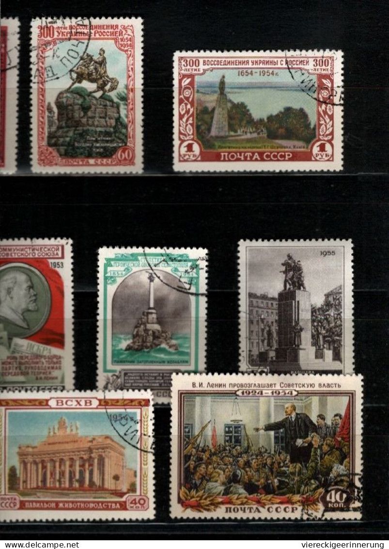 ! Lot of 186 stamps from Russia, Briefmarkenlot Rußland, Sowjetunion