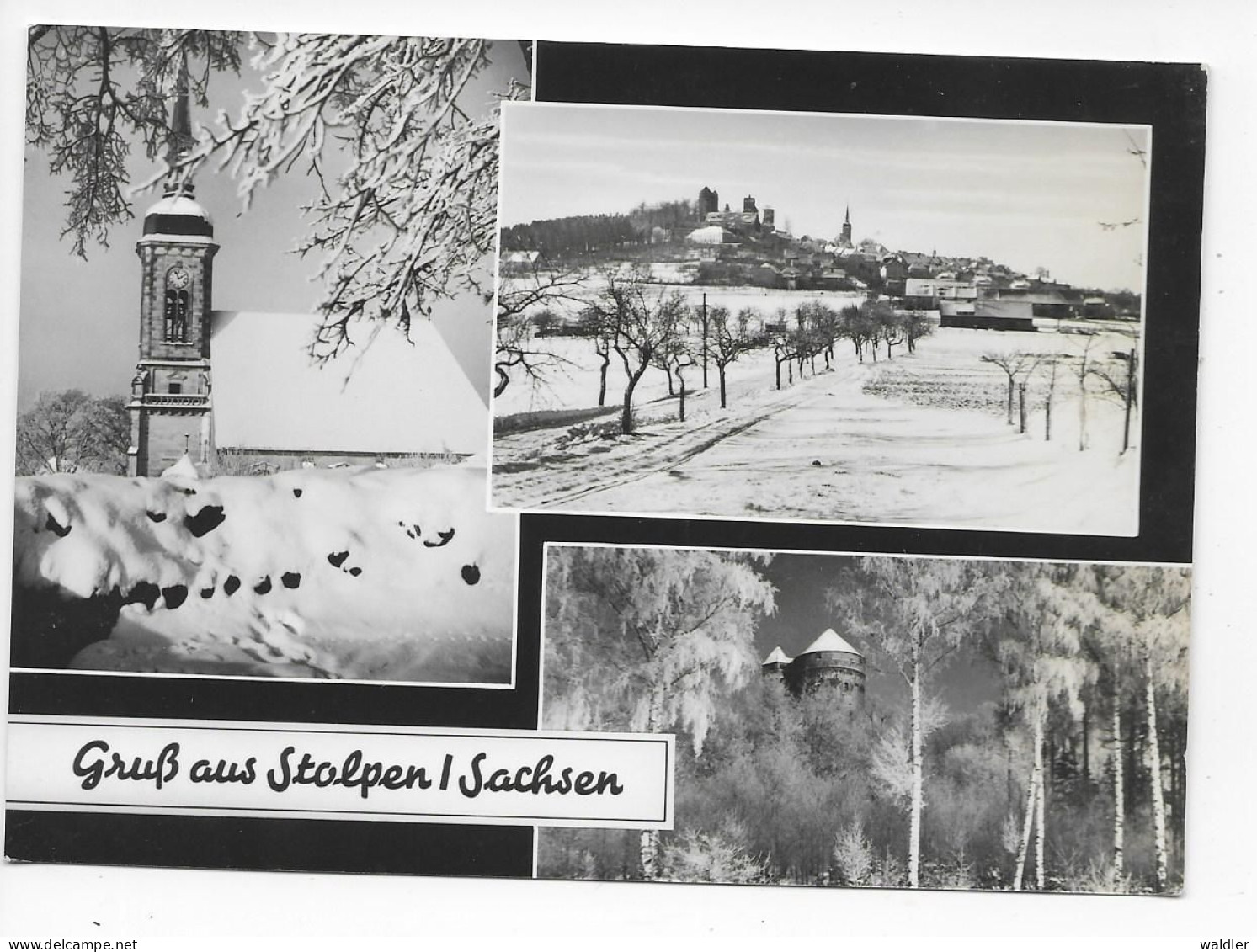 8350  STOLPEN / SÄCHS. SCHWEIZ  -  MEHRBILD  1964 - Stolpen