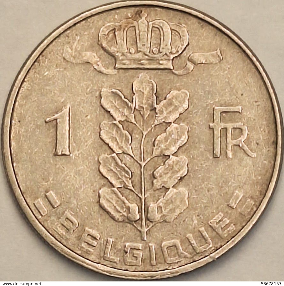 Belgium - Franc 1960, KM# 142.1 (#3109) - 1 Franc