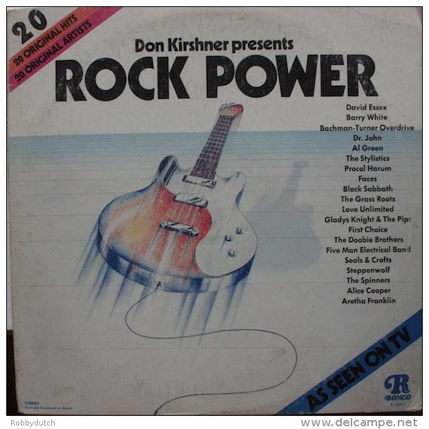 * LP *  ROCK POWER -  DR.JOHN / ARETHA FRANKLIN / PROCOL HARUM / STEPPENWOLF A.o. - Compilaties