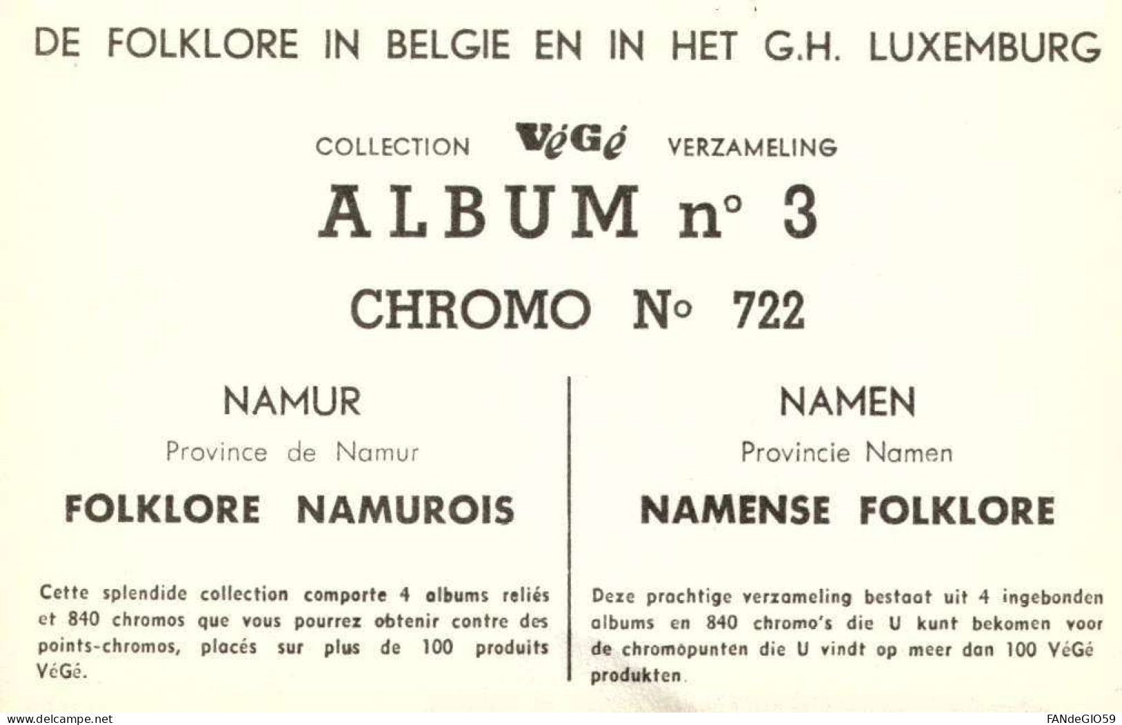 Chromos & Images > Chromos >   NAMUR // 18 - Other & Unclassified