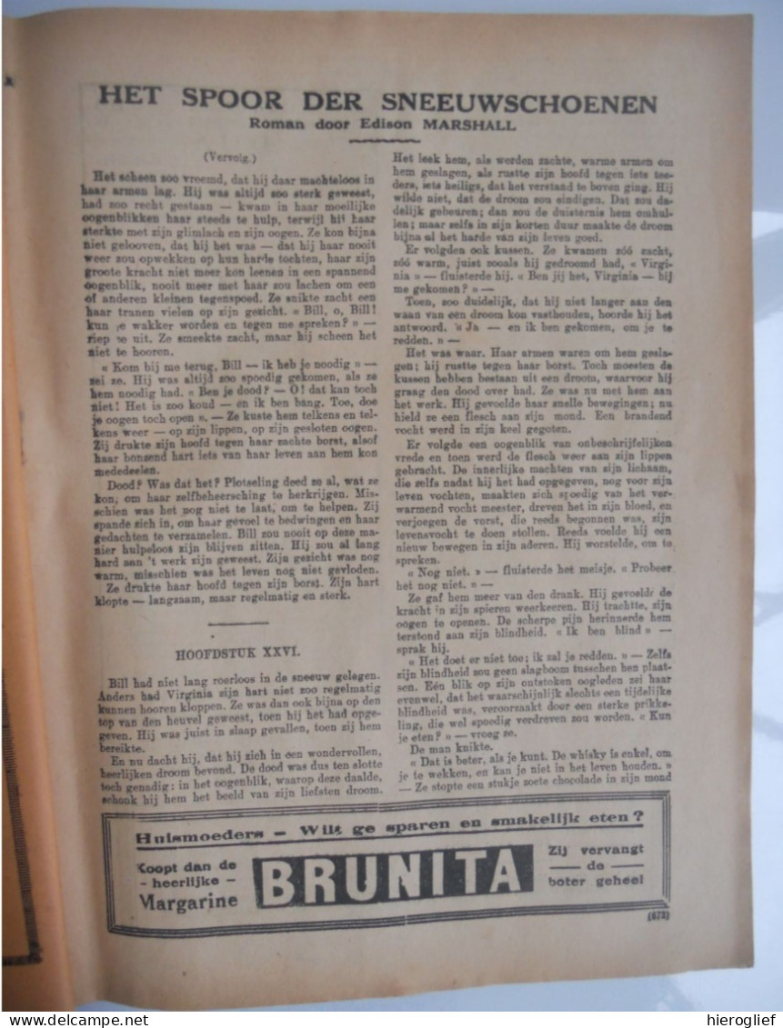 Ons Volk ontwaakt 22.12.1929 Dr H. Allaeys Woesten / spoorwegramp Namen / zigeuners  in "t land / Edison /