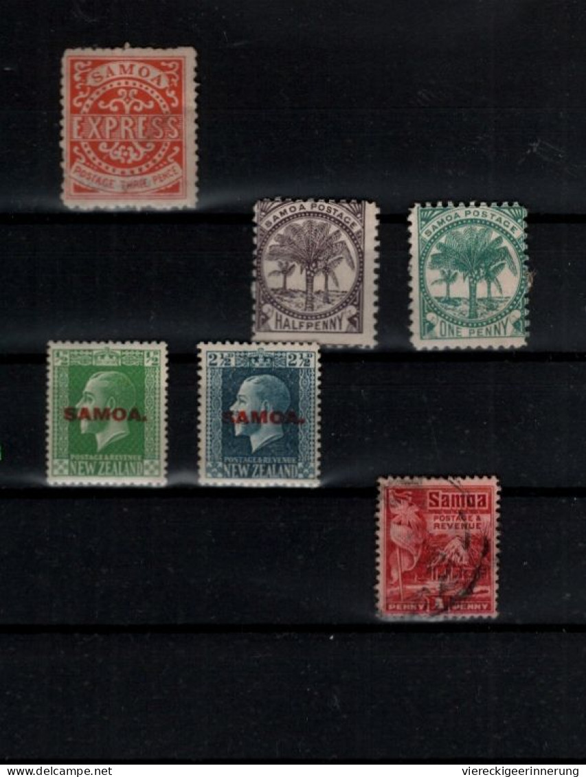 ! Lot Of 6 Stamps From Samoa, Briefmarkenlot - Samoa