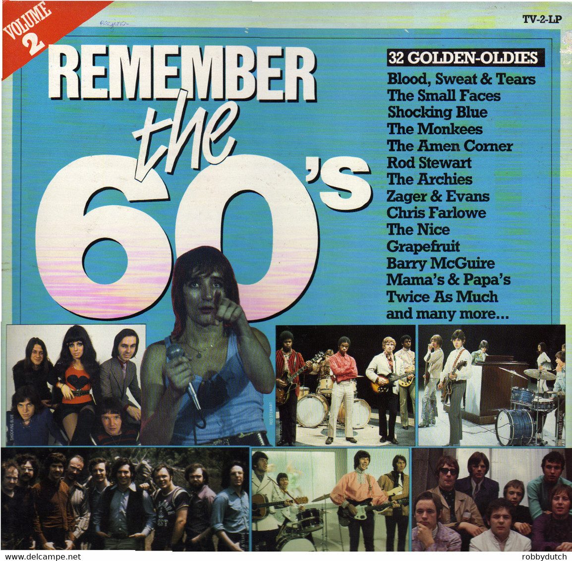 * 2LP *  REMEMBER THE 60' S Vol.2  - SMALL FACES / SHOCKING BLUE / MAMA' S & PAPA' S / MONKEES A.o. - Compilaties