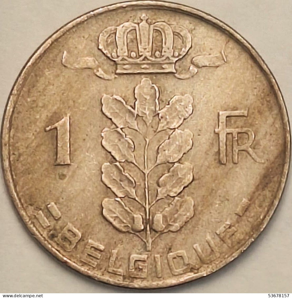 Belgium - Franc 1961, KM# 142.1 (#3110) - 1 Franc