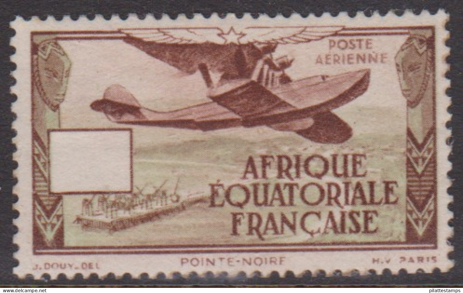 Afrique Equatoriale PA33a** Variété Valeur Omise - Sonstige & Ohne Zuordnung