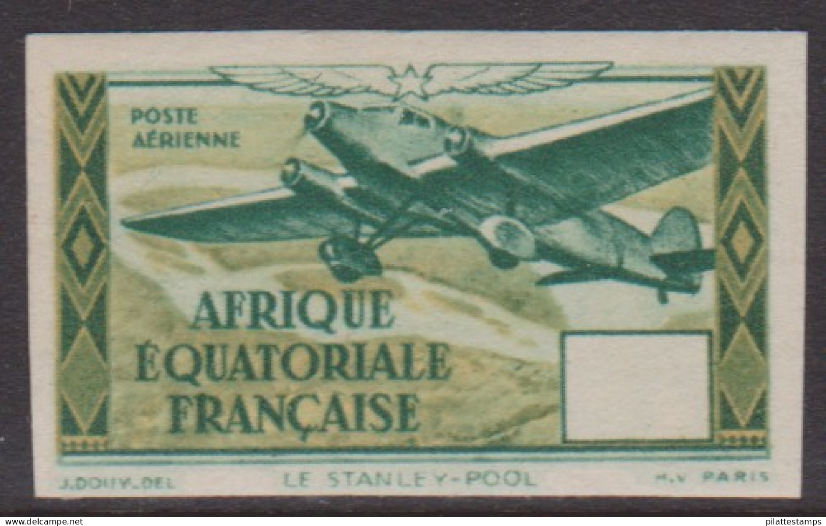 Afrique Equatoriale PA34** Essai De Couleur - Autres & Non Classés