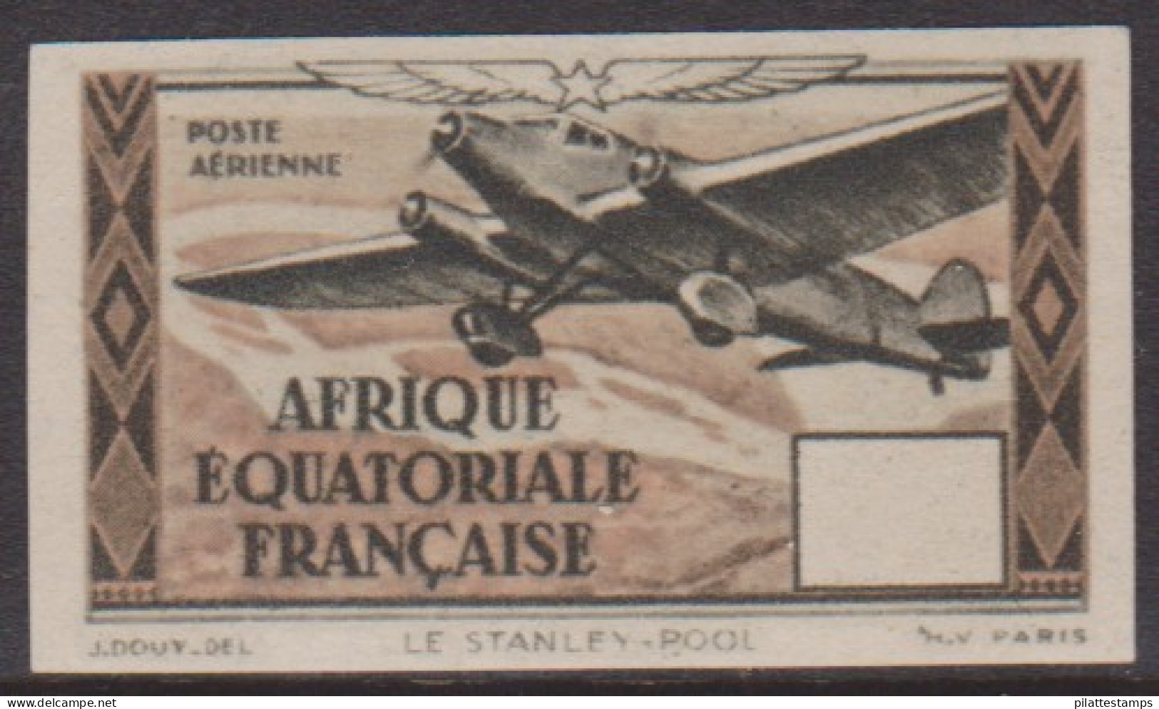 Afrique Equatoriale PA38b** Non Dentelé Valeur Omise - Other & Unclassified