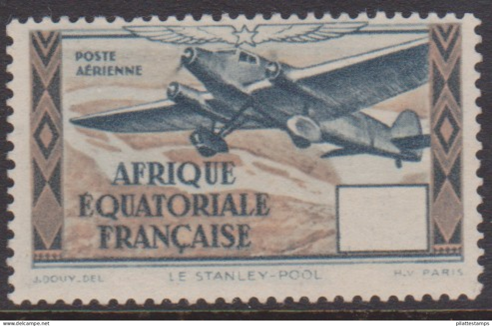 Afrique Equatoriale PA38b** Variété Valeur Omise - Andere & Zonder Classificatie