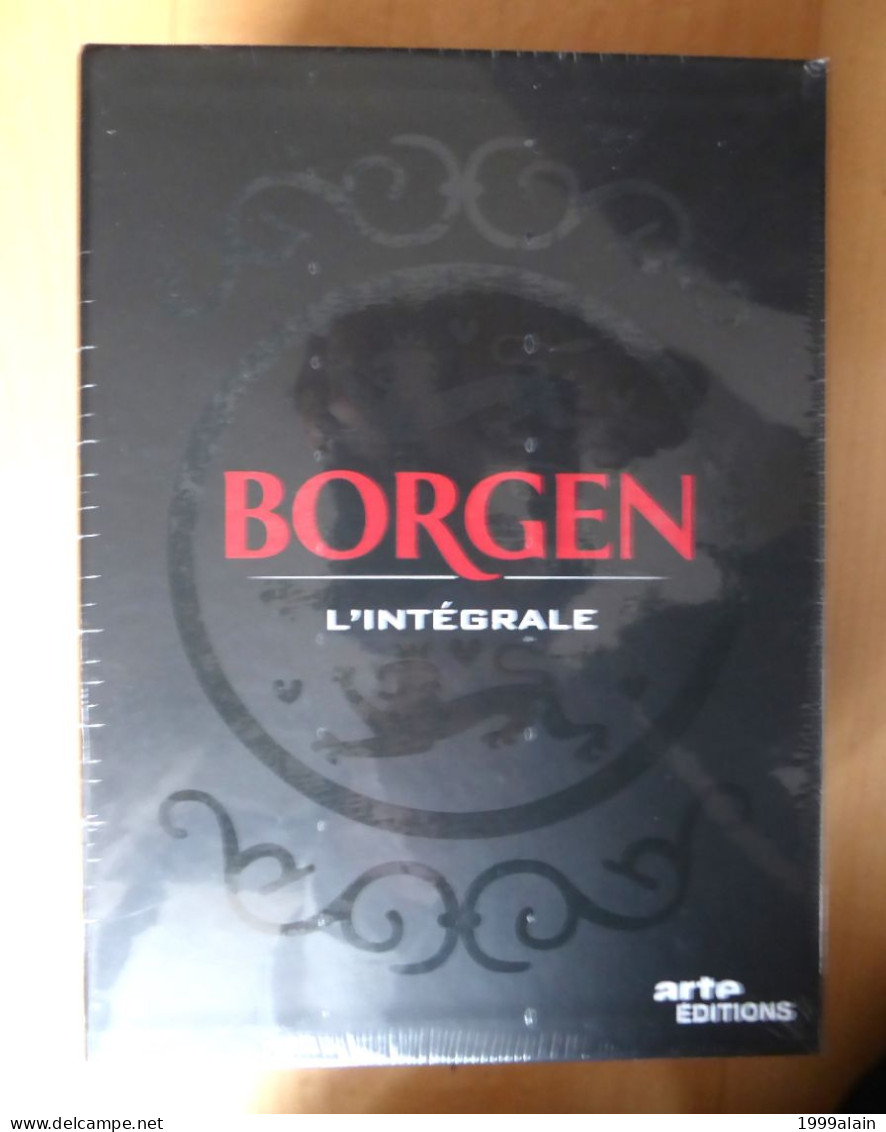 COFFRET BORGEN L'INTEGRALE - SAISONS 1,2,3 - NEUF SOUS CELLOPHANE - 12 DVD - TV-Serien