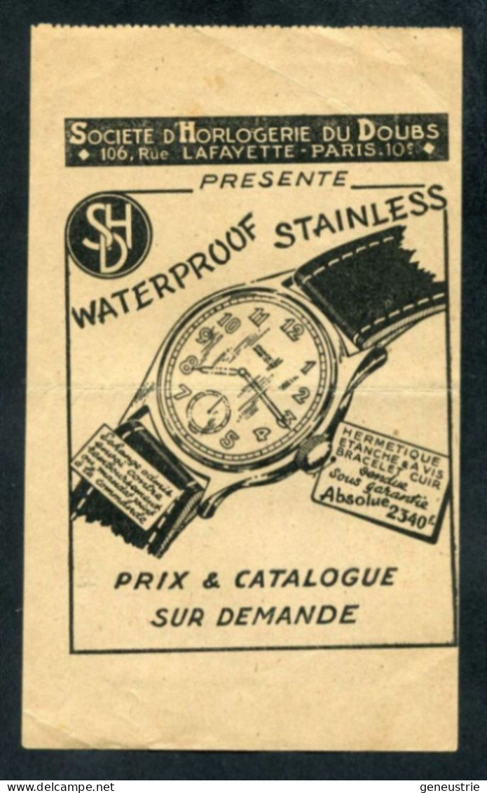 WWII Billet Gratuit 1947 Offert Par La Fédération Nationale Des Déportés Du Travail - STO WW2 - Bons & Nécessité