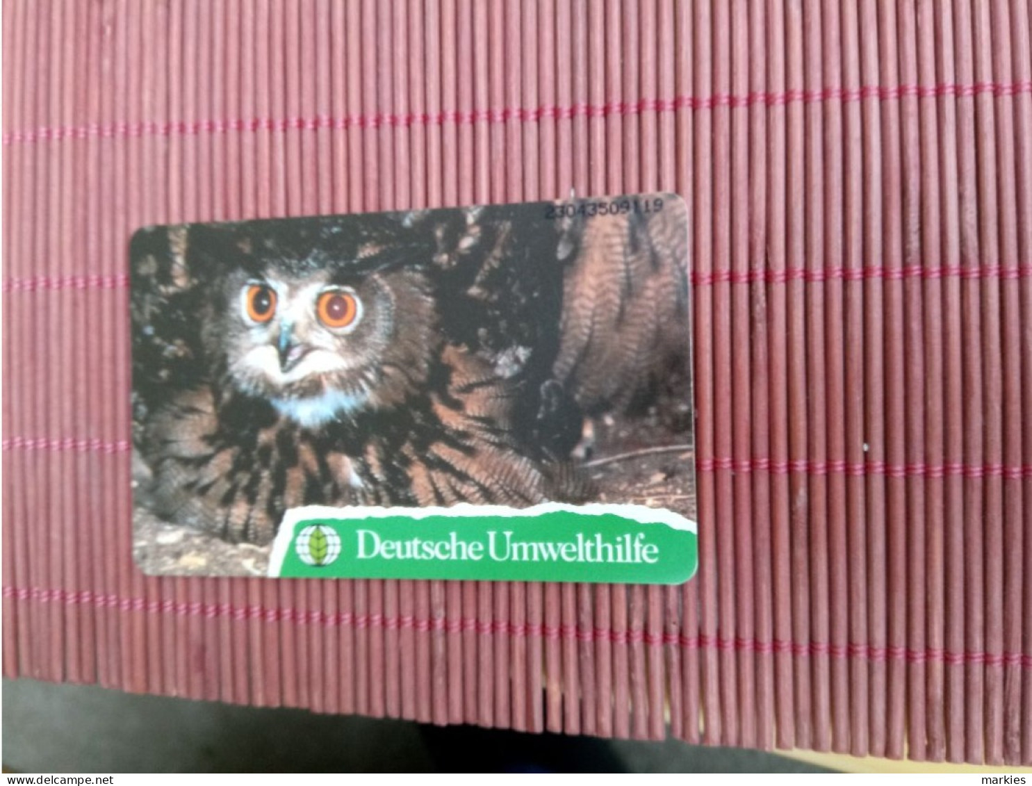 Owl  Phonecard  Low Issue  Only 20.000 Ex Made Used Rare - Uilen