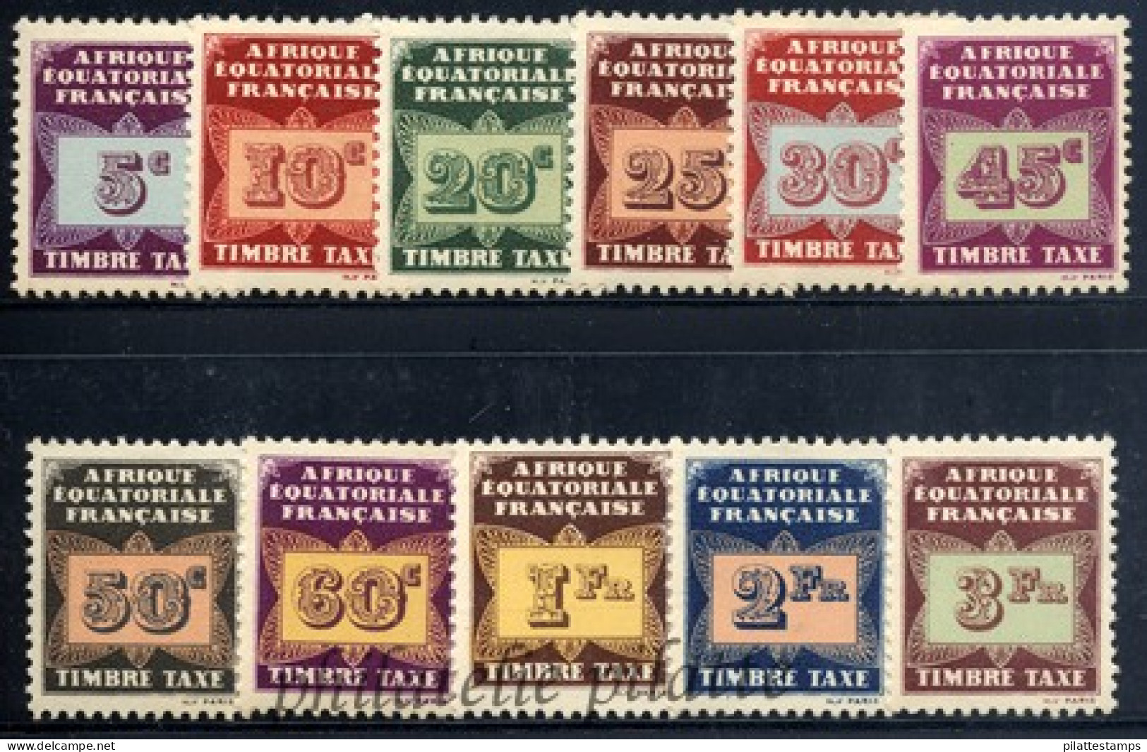 Afrique Equatoriale Taxe 1/11** - Other & Unclassified