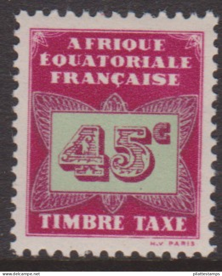 Afrique Equatoriale Taxe 6** - Autres & Non Classés