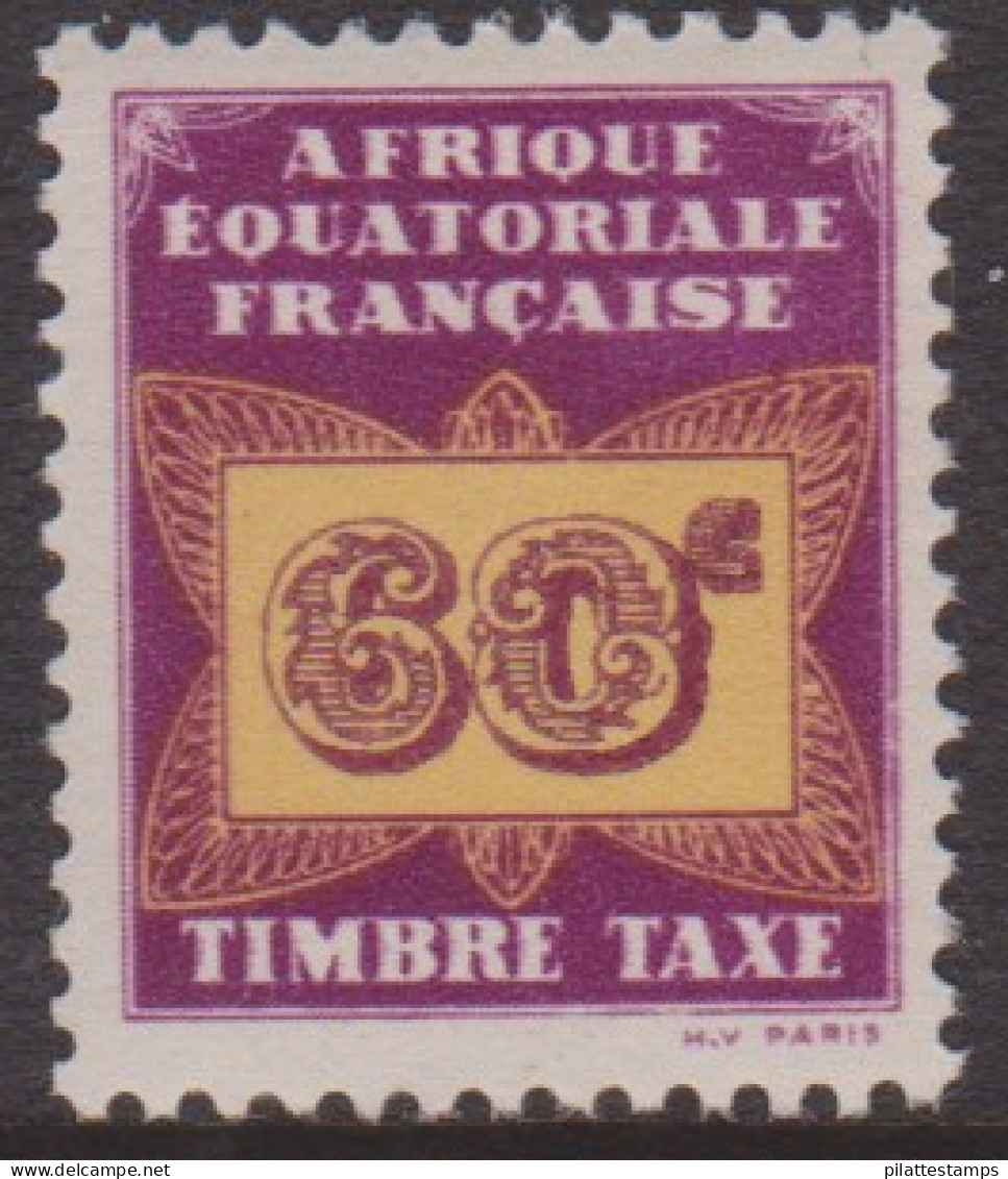 Afrique Equatoriale Taxe 8** - Andere & Zonder Classificatie