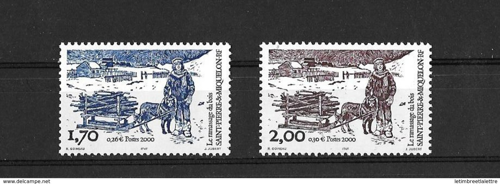 Saint Pierre Et Miquelon - YT N° 711 Et 712 ** - Neuf Sans Charnière - 2000 - Unused Stamps