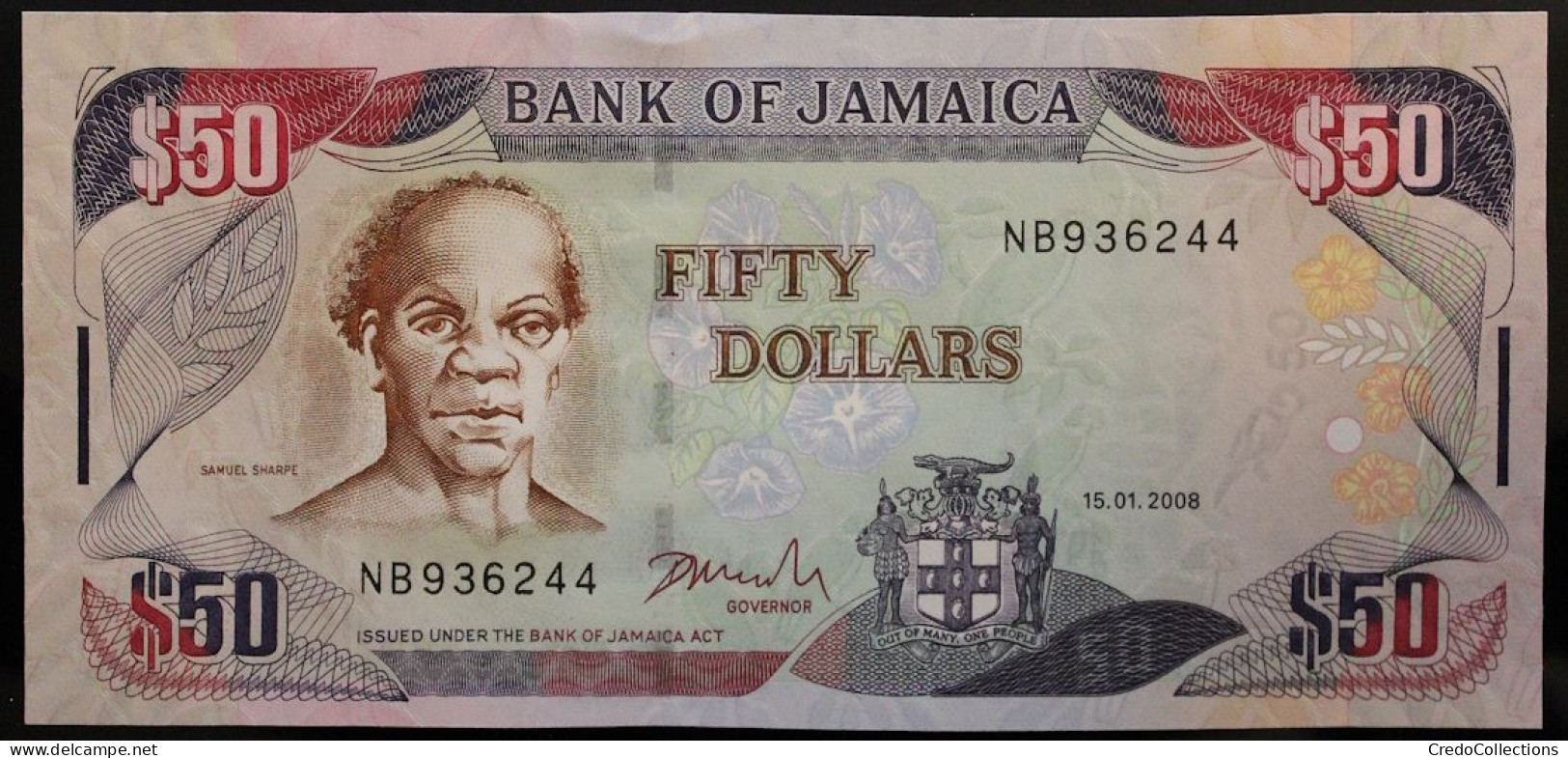 Jamaïque - 50 Dollars - 2008 - PICK 83c - NEUF - Giamaica