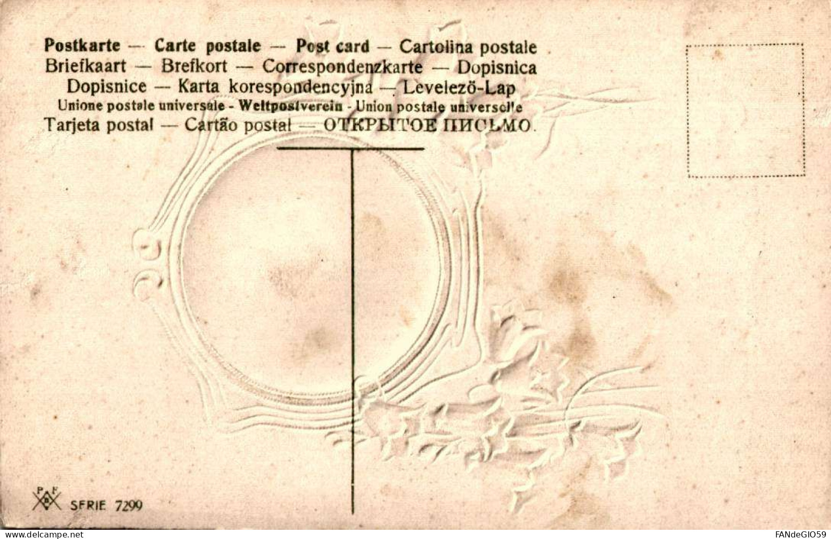 - Voeux > Nouvel An CARTE GAUFFREE / 1908  // 18 - Neujahr