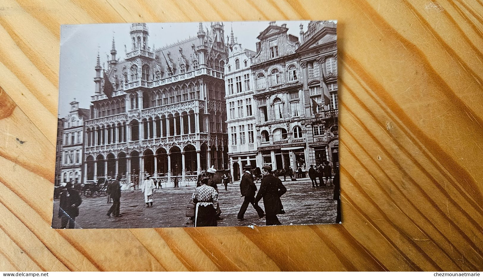 BRUXELLES - MAGASIN FABRIQUE D ARTICLES DE PECHE GRAND PLACE - PHOTO 8X6 CM - Antiche (ante 1900)