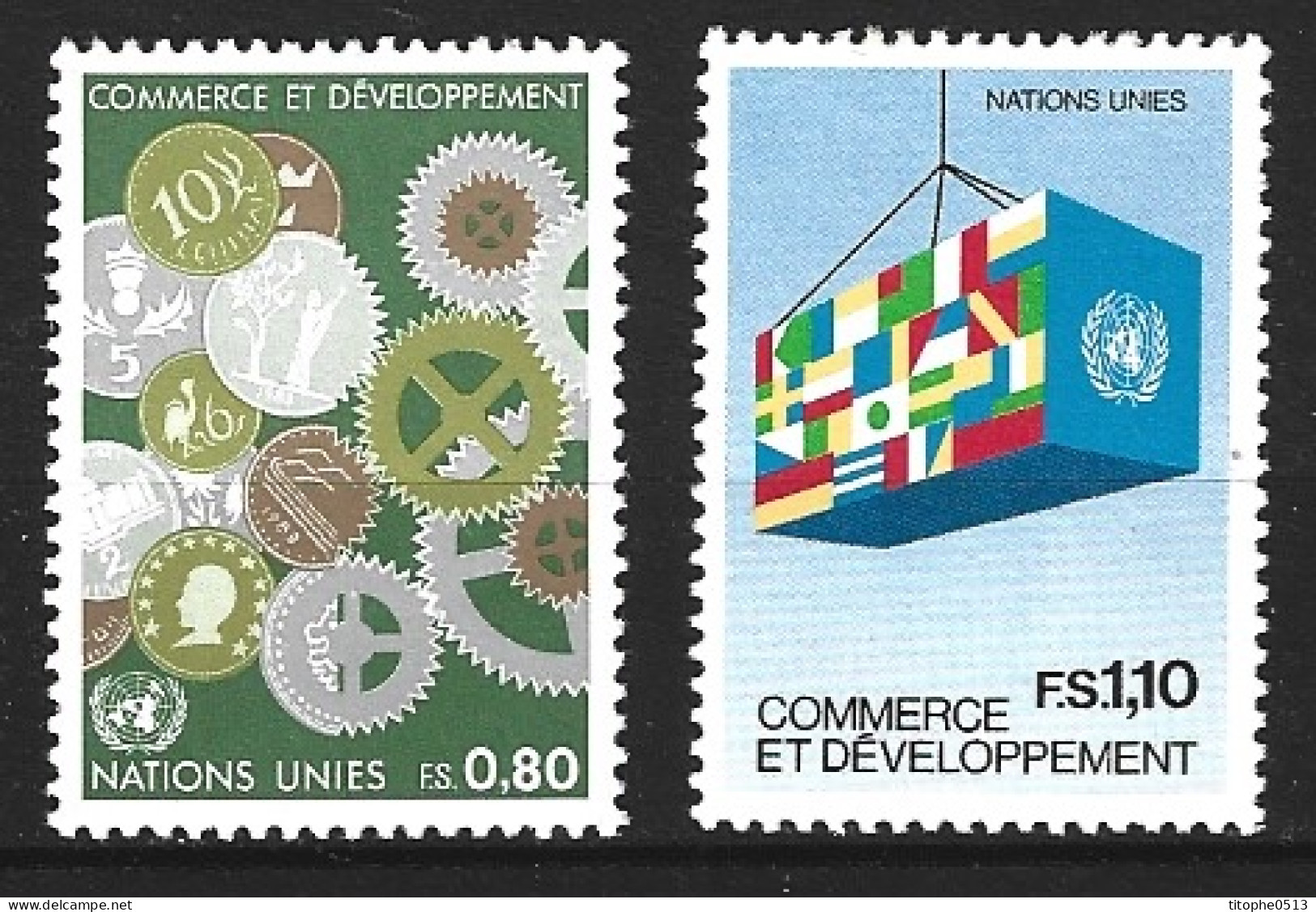 ONU GENEVE. N°115-6 De 1983. Commerce Et Développement. - Nuovi
