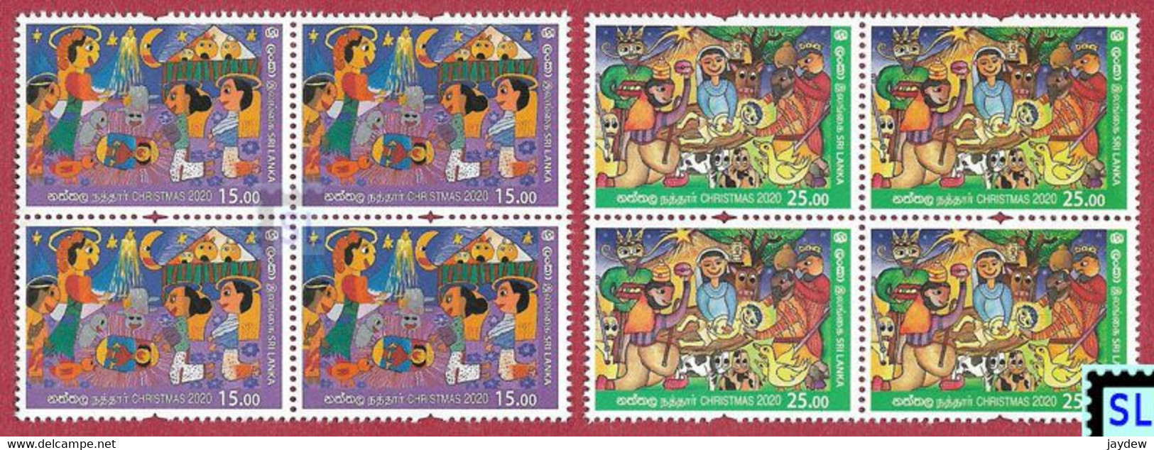 Sri Lanka Stamps 2020, Christmas, MNH - Sri Lanka (Ceylan) (1948-...)