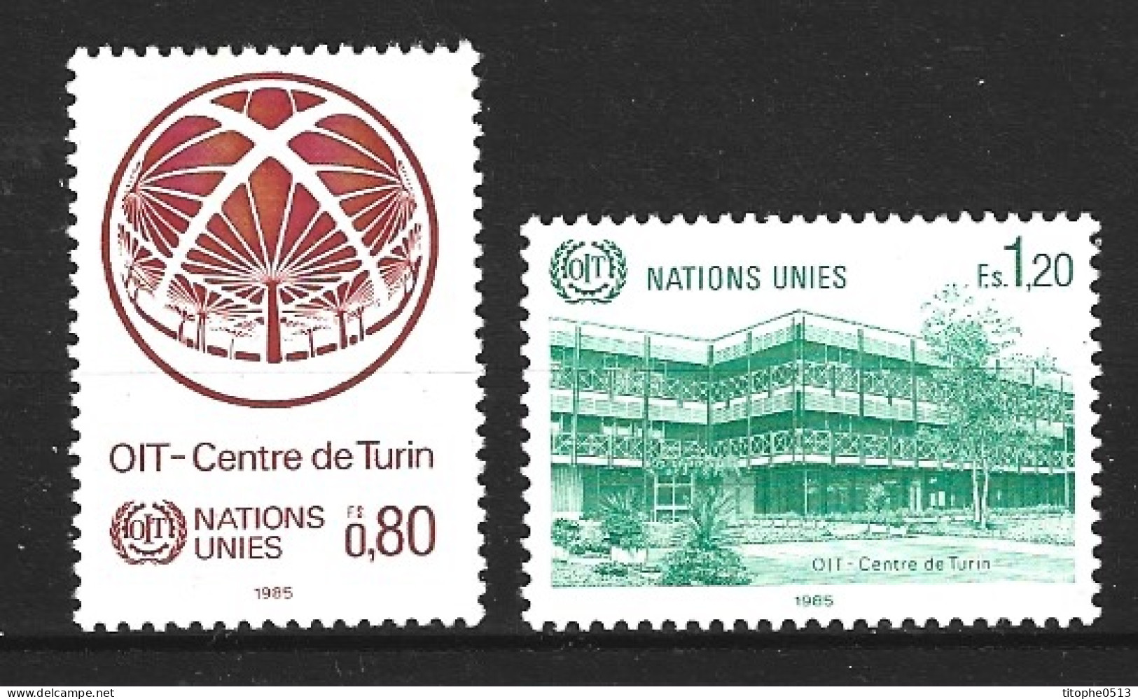 ONU GENEVE. N°127-8 De 1985. Centre De Perfectionnement Professionnel. - Unused Stamps