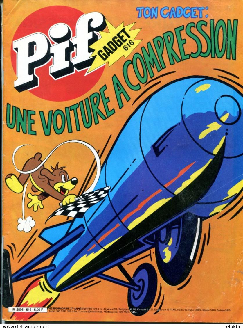 Pif Gadget N°616 - Masquerouge "L'enfer Des Catacombes" - Capitaine Apache "Le Chasseur Solitaire" - - Pif Gadget