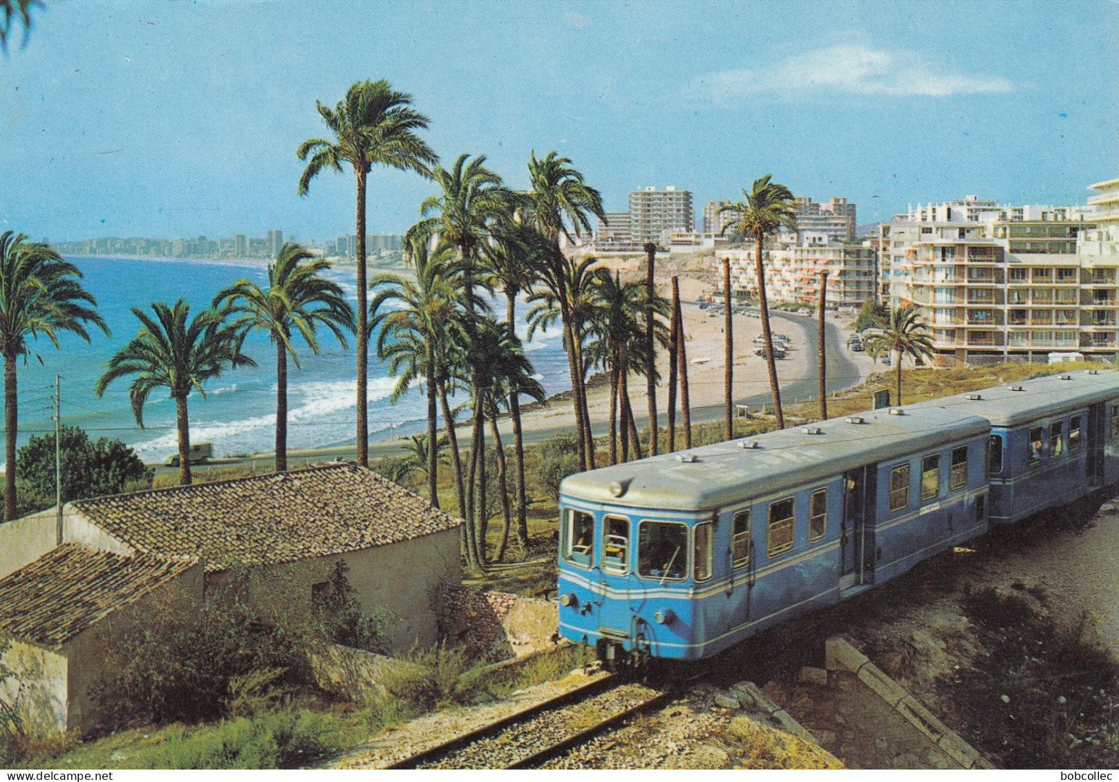 CAMPELLO (Alicante): Playa Muchavista (Voie Ferrée - Autorail) - Alicante