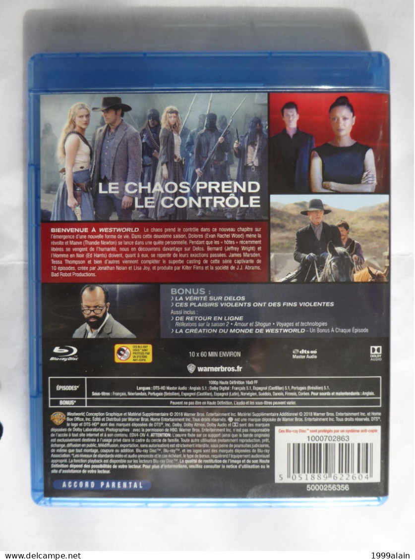 WESTWORLD - SAISON 2 - FORMAT BLU-RAY - 3 DISQUES - Autres Formats